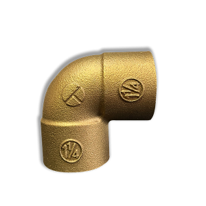 Codo bronce 1.1/4 pulgada SO