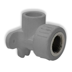 PPR codo con soporte hi 20x1/2 metalico