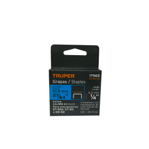 Grapa ET- 50 6 MM 1/4 TRUPER