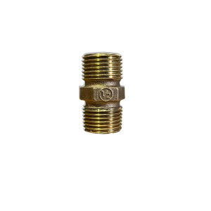 Niple bronce 1/2 pulgada HE-HE
