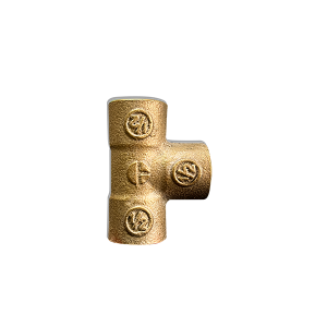 Tee bronce SO-SO-SO 1/2 Pulgada