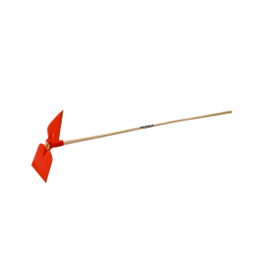 Azadón rojo 1 punta mango 120 cm