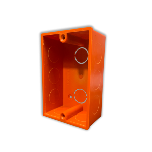 caja electrica naranja