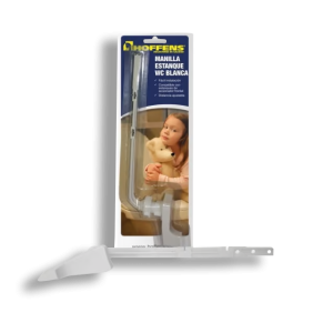 Manilla WC plastica blanca HOFFENS