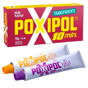Adhesivo poxipol 10 min transparente