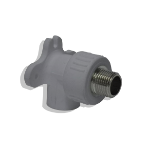 PPR codo con soporte HI 25 x 3/4 metalico