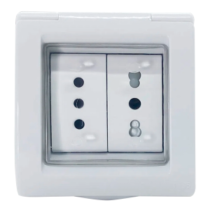 Enchufe toma 10 amp t 16 amp con caja sigma