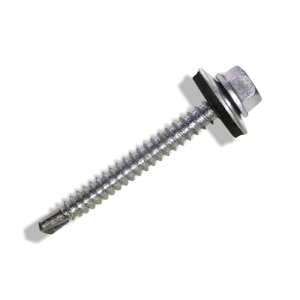 Tornillo cabeza hexagonal autoperforante 12-14x2 pulgadas punta broca