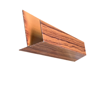 PERFIL VENTANA ALUMINIO CAFE